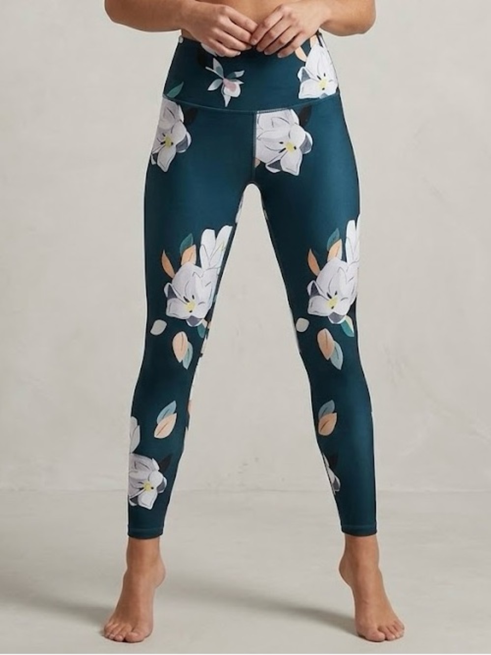 ATHLETA Women’s Elation 7/8 Tight Floral Leggings Size M